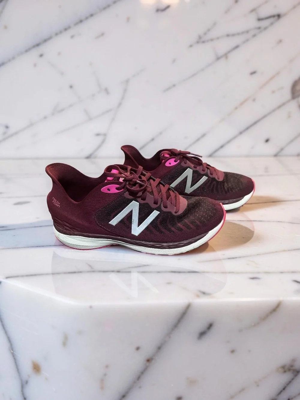 New Balance Women's Burgundy Sneakers